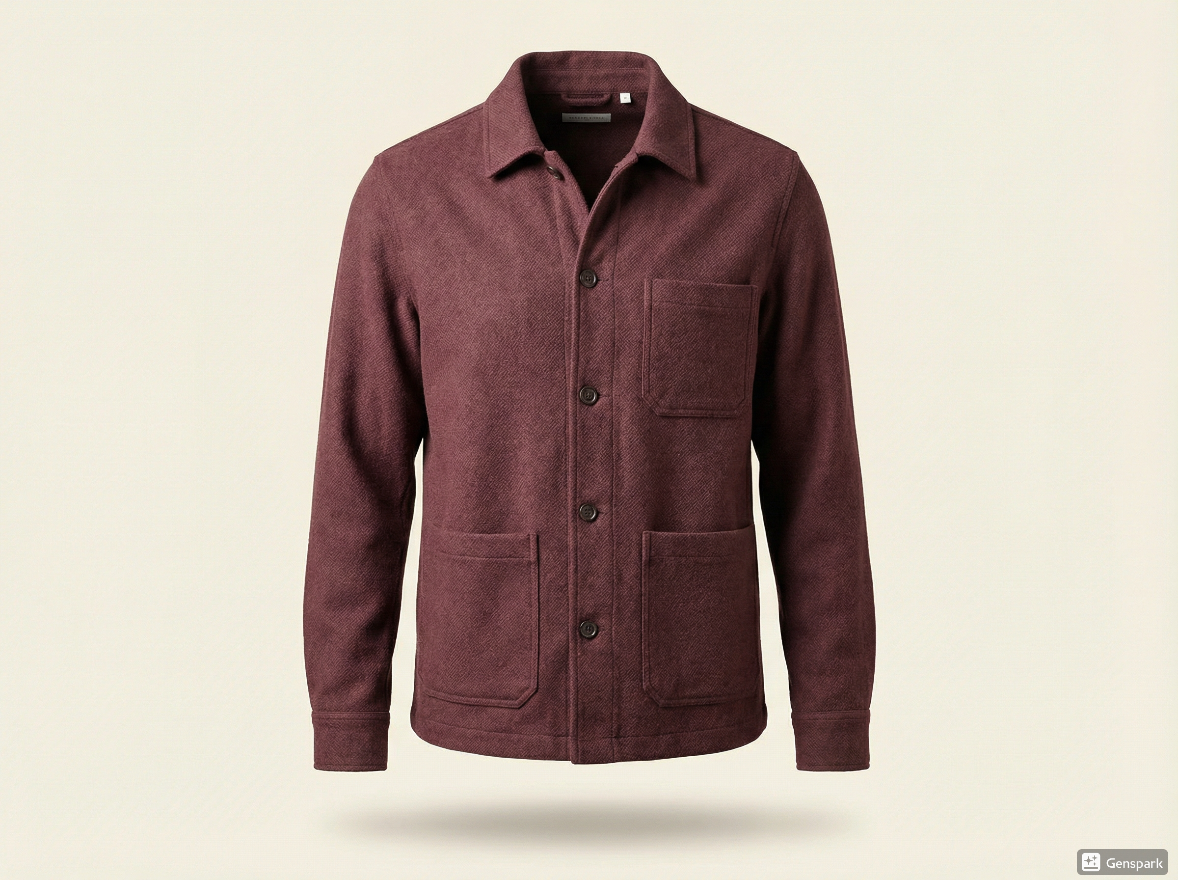 Men’s Casual Buttoned Jacket – Regular Fit